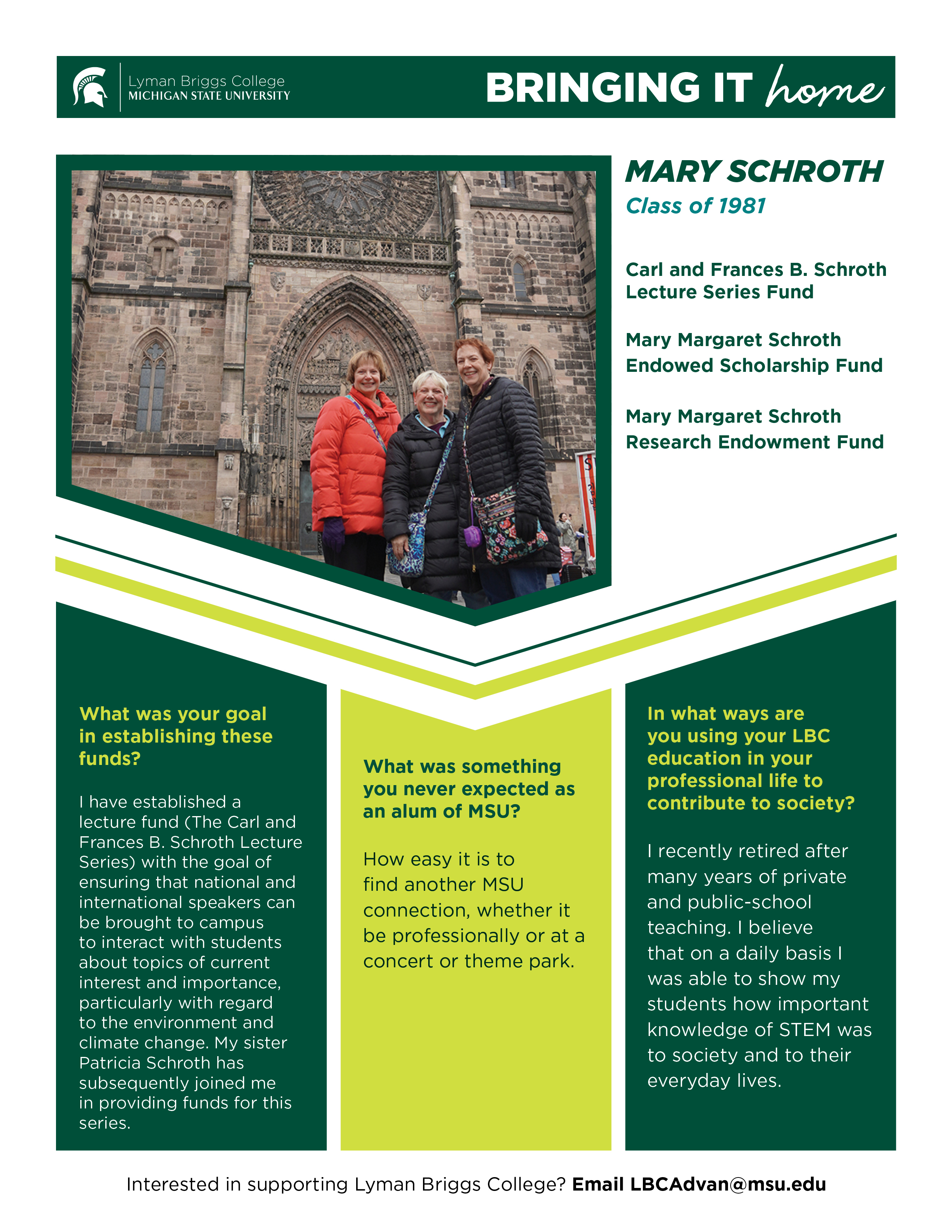 Mary Schroth poster