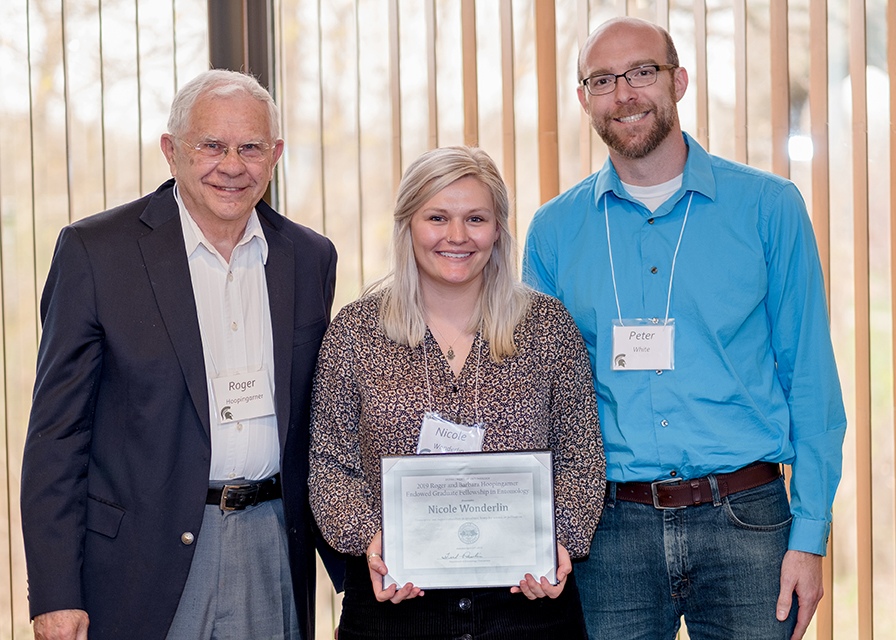 Lyman Briggs Teaching Assistants Receive Awards from Department of Entomology