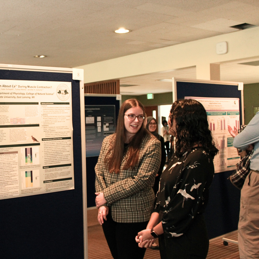 students present at the 2023 research symposium