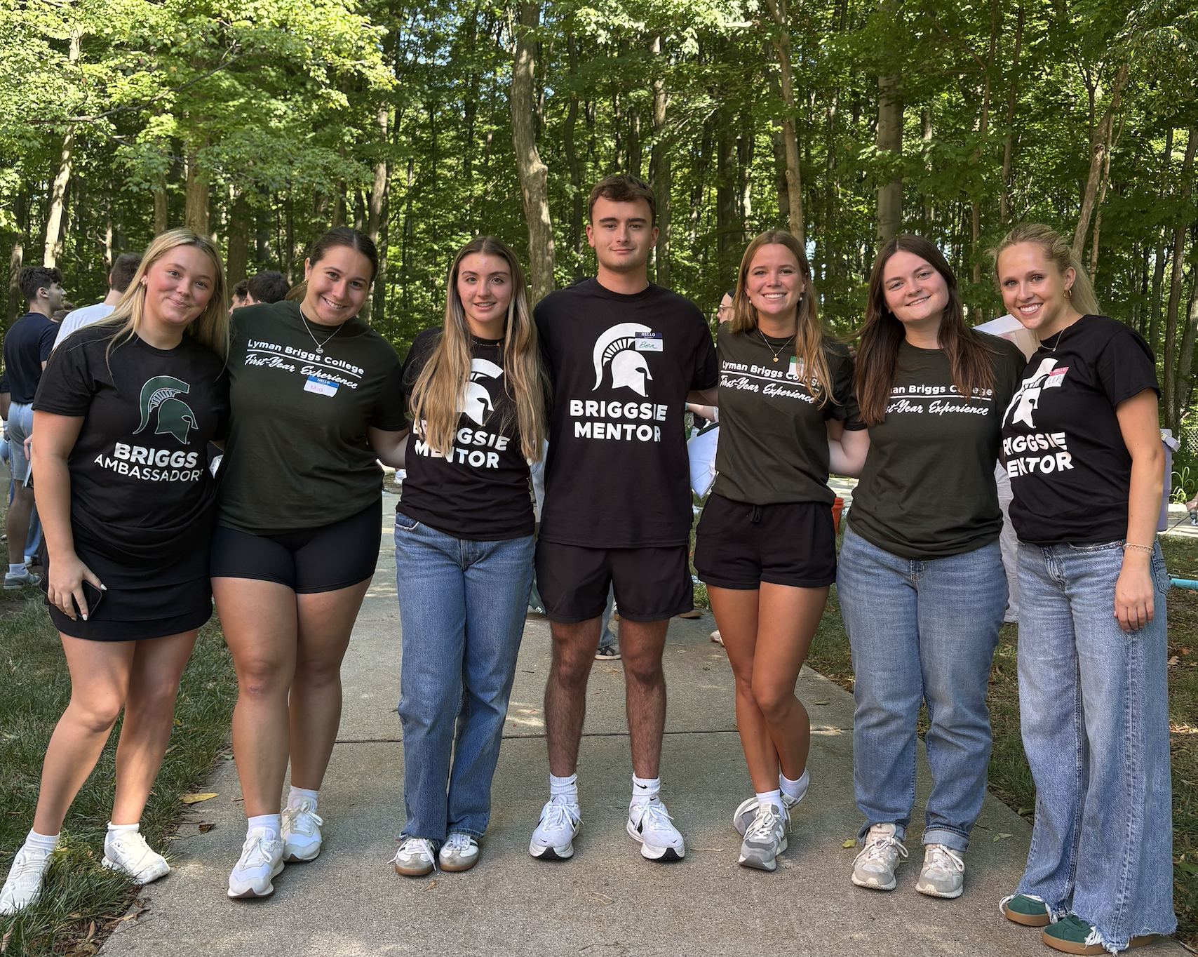 Briggs mentors, and first-year-seminar leaders