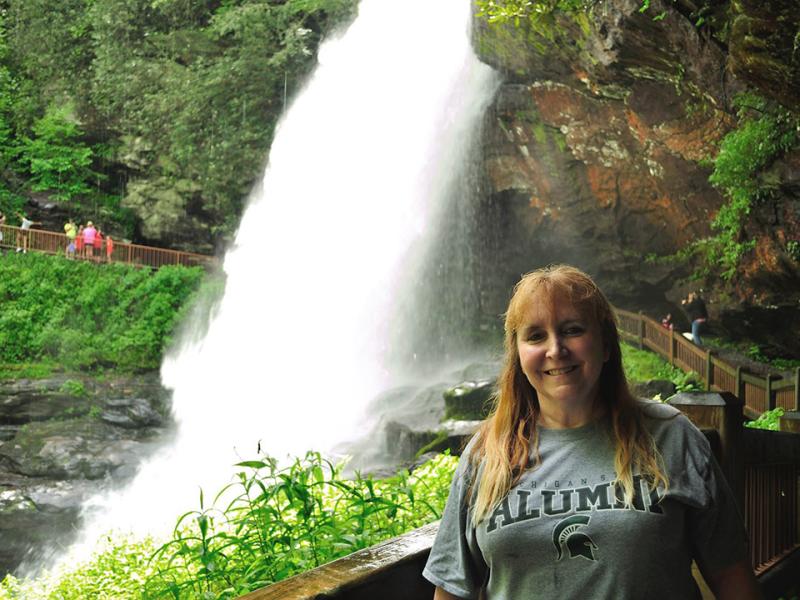 Hanni by Dry Falls, NC.