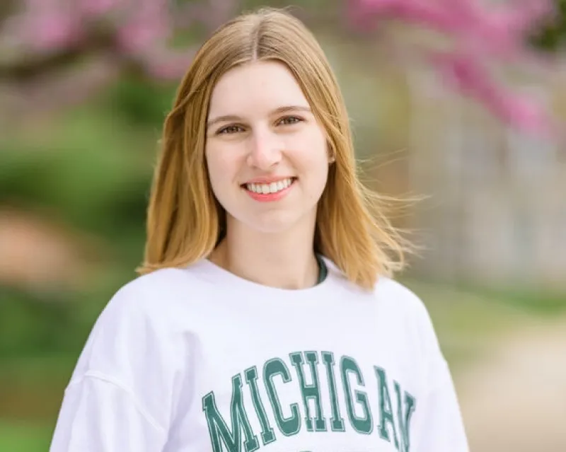 Caroline Beckrow, member of the 2025 MSU Homecoming Court