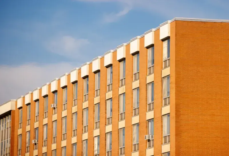 Exterior of Holmes Hall