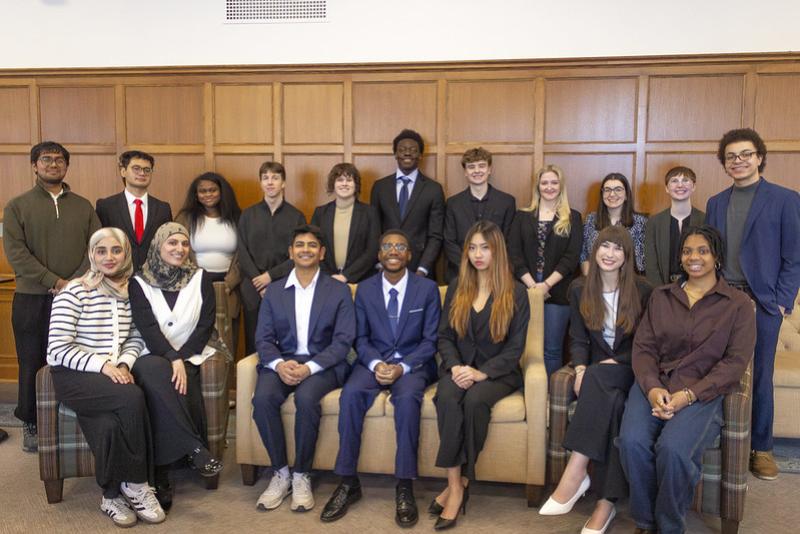 Photo of students that participated in the 9th Annual Diversity Research Showcase.