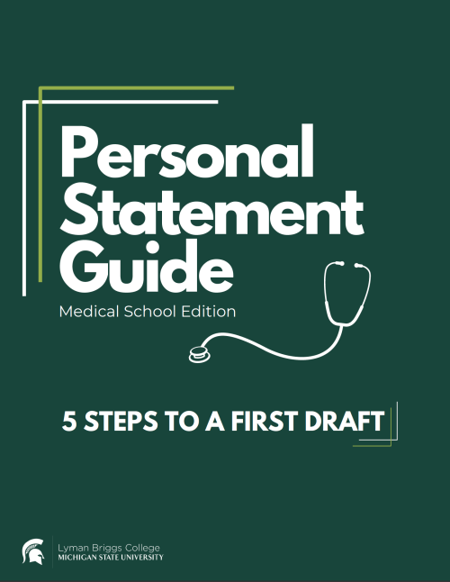 Personal Statement Guide booklet cover